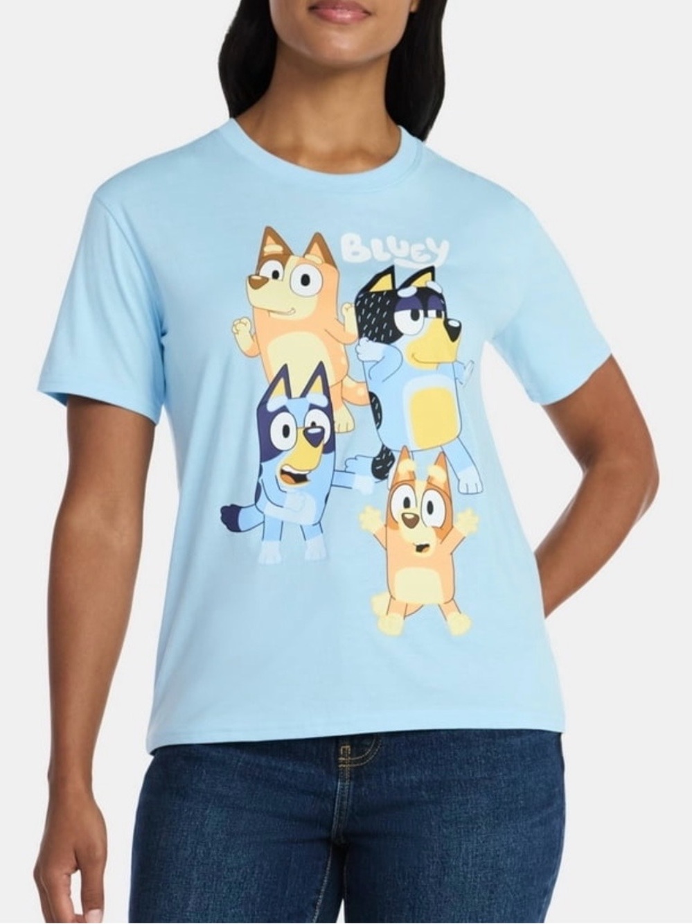 Bluey Graphic Tee in Light Blue